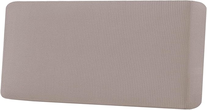 H.VERSAILTEX Super Stretch Individual Seat Cushion Covers Sofa Covers Couch Cushion Covers Slipcover Sets Thick Jacquard Textured Twill Fabric (1 Piece Sofa Cushion Cover, Sand)-Ruum Studio Home
