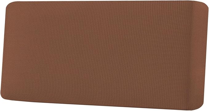 H.VERSAILTEX Super Stretch Individual Seat Cushion Covers Sofa Covers Couch Cushion Covers Slipcover Sets Thick Jacquard Textured Twill Fabric (1 Piece Sofa Cushion Cover, Caramel)-Ruum Studio Home