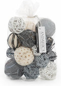 ANDALUCA Decorative Balls Bag Bowl Filler Home Decor (Grey)-Ruum Studio Home