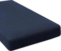 H.VERSAILTEX Super Stretch Individual Chaise Cover Sectional Couch Covers for L Shaped Sofa Both Left/Right Featuring Thick Jacquard Textured Twill Fabric (1 Piece Chaise Cover, Navy)-Ruum Studio Home
