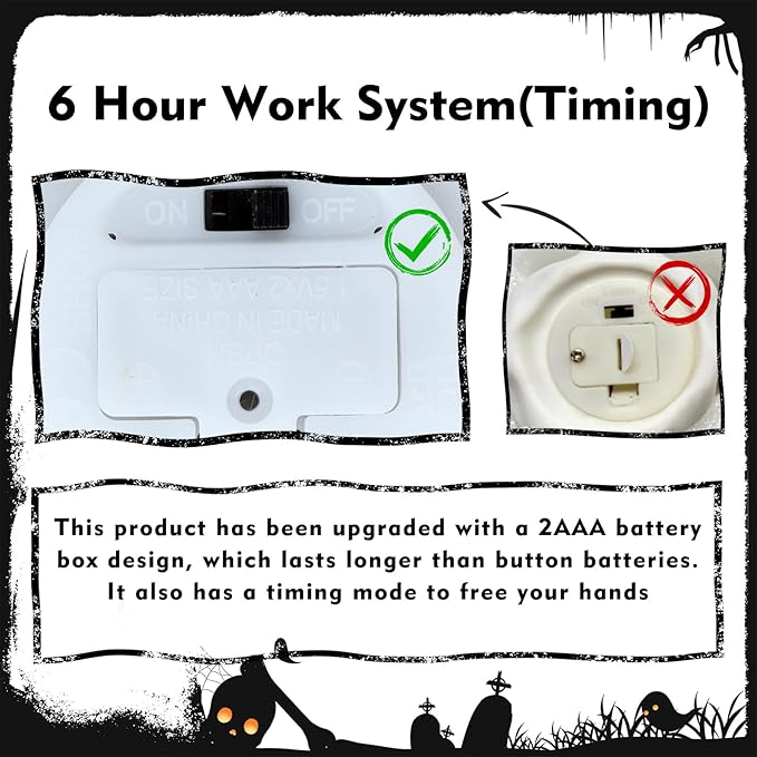 [Timer] Light Up Ghost Halloween Decor, 3 Pcs Ceramic Halloween Ghost Decorations Indoor, Cute White Ghost Figurines Statue for Indoor Decor Home Table (A)-Ruum Studio Home