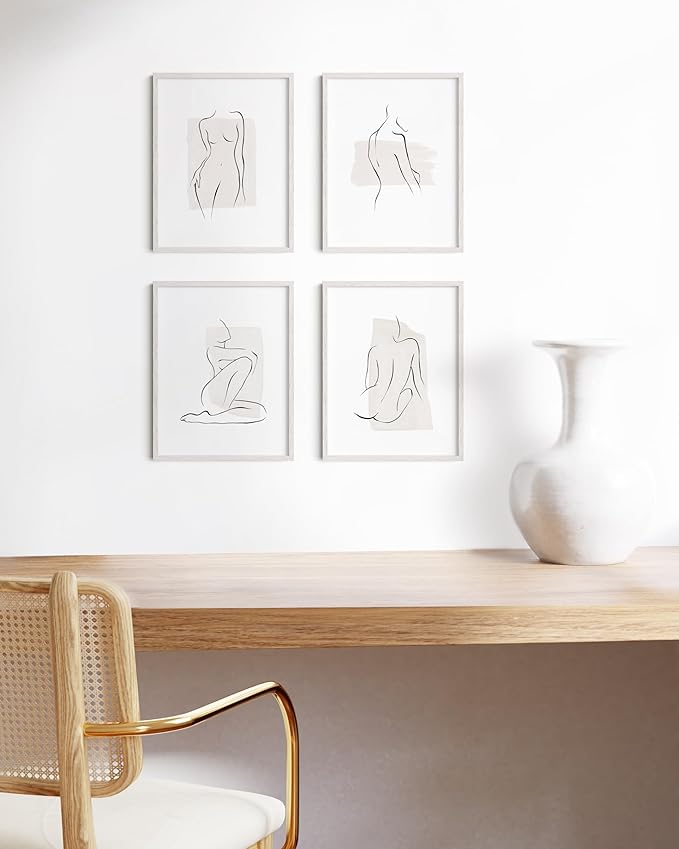 Haus and Hues 8.5x11 White Oak Wood Picture Frames Set of 15 - Premium Bulk Picture Frames 8.5x11 Bundle - Elegant Gallery Wall Frame Set for Posters, Art Display - Ideal for Wall Decor in Home &-Ruum Studio Home
