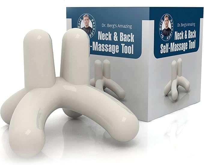 Dr. Berg Body, Neck & Back Self-Massage Tool - Comes with an Instructions Manual & Access to How-to Online Videos-Ruum Studio Home