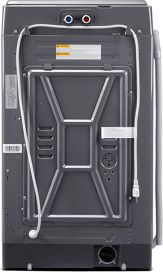 COMFEE’ 1.6 Cu.ft Portable Washing Machine, 11lbs Capacity Fully Automatic Compact Washer with Wheels, 6 Wash Programs Laundry Drain Pump, Ideal for Apartments, RV, Camping, Magnetic Gray-Ruum Studio Home