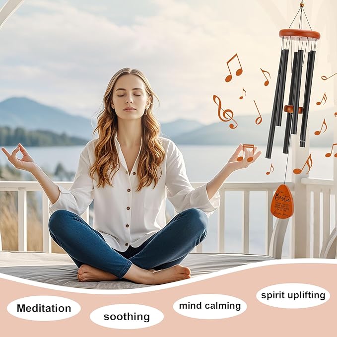 Bestie Gift for Women, Friend Gifts for Women, Unique Friendship Sister Gifts for Birthday, Mothers Day, Christmas, 32 Inch Wind Chimes Gift for Home Decor-Ruum Studio Home