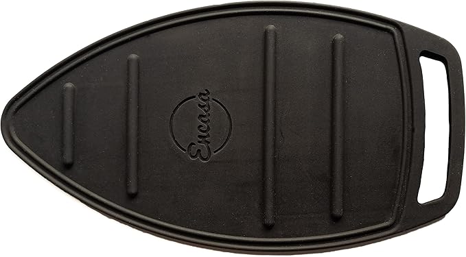 Encasa Homes Silicon Mat for Hot Iron Rest - Heat Resistant, Anti - Slip, Thicker Pad for Protecting Your Table During Ironing, Non-Burning, Machine Washable, Durable - Black-Ruum Studio Home