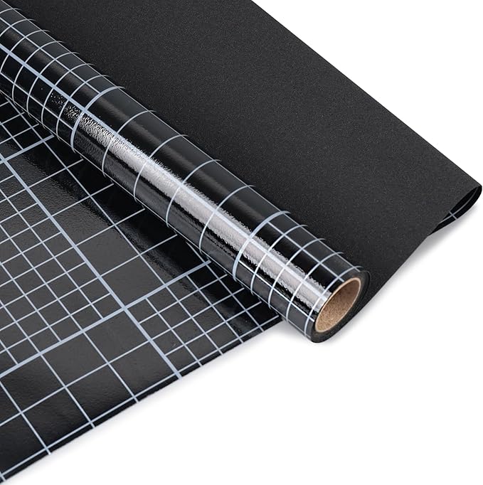 HIDBEA Blackout Window Film,100% Light Blocking Room Darkening Window Privacy Film,Frosted Glass Window Film Heat Control, Removable Window Cover Tint for Day Sleep (Black,35.4in x 6.5ft)-Ruum Studio Home