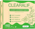 Laundry Detergent Sheets Up to 160 Loads, Wild Mint - Great For Travel,Apartments, Dorms,CLEARALIF Laundry Detergent Strips Eco Friendly & Hypoallergenic - 80 Sheets-Ruum Studio Home