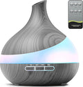 500ML Essential Oil Diffuser: Aroma Diffuser with Remote Control for Hotel Spa Yoga Room - Humidifiers for Bedroom with 14 Colors LED Night Light for Kids/Women Home Relaxation-Ruum Studio Home