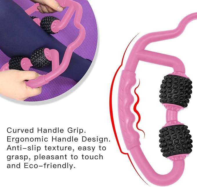 Cellulite Massage Tool Deep Fascia Massager & Dimpled Skin Remover for Legs - Anti-Cellulite Roller Tech with Lymphatic Drainage, Smooth Skin & Pain Relief for Thighs & Buttocks Sculpting-Ruum Studio Home