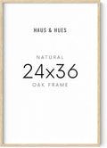 HAUS AND HUES 24''x36'' Beige Oak Wood Frames Set of 1 - 24x36 Natural for Posters, Frame Wood, Poster Wall, Light Picture (Beige Oak)-Ruum Studio Home