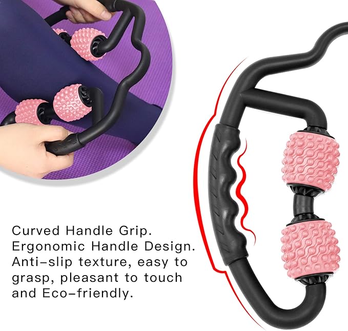 Cellulite Massage Tool Deep Fascia Massager & Dimpled Skin Remover for Legs - Anti-Cellulite Roller Tech with Lymphatic Drainage, Smooth Skin & Pain Relief for Thighs & Buttocks Sculpting-Ruum Studio Home
