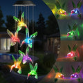 Toodour Solar Wind Chime, Color Changing Wind Chimes Hummingbird, LED Decorative Mobile, Gifts for Mom Grandma, Waterproof Outdoor Decorative Lights for Garden, Patio, Yard, Window Outdoor Decor-Ruum Studio Home