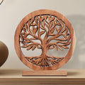 Decozen Solid Wood Tree of Life Sculpture - Home Decor, Living Room, Boho, Shelf, Coffee Table, Centerpiece Table Decorations, Mantle, Dining Table Centerpiece, Bathroom Shelf, Entryway, Farmhouse-Ruum Studio Home