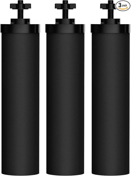 Waterdrop NSF/ANSI 42&372 Certified Water Filter, for Berkey® BB9-2® Black Filters, Berkey® Gravity Water Filter System and Waterdrop King Tank Series Travel, (Pack of 3)-Ruum Studio Home