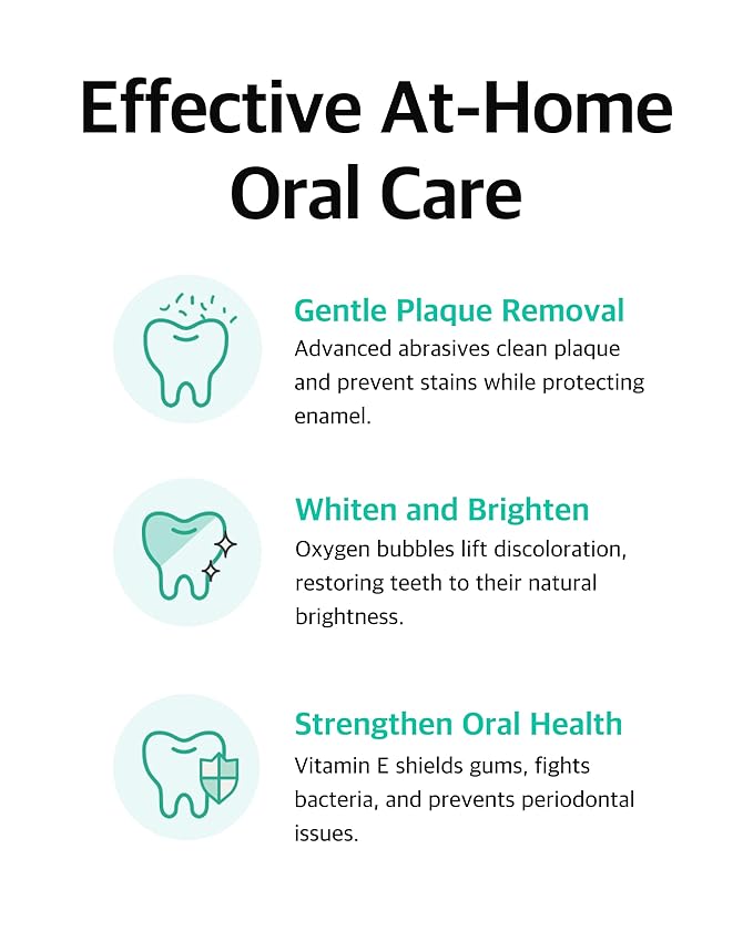 Live Orals Whitening Toothpaste 80g - Fluoride-Free Stain Removal, Strengthens Enamel, Natural Ingredients, Fresh Mint Flavor-Ruum Studio Home