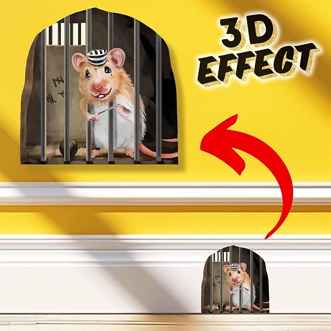 Mouse Reading Book, Wall Decor Sticker Decal, Kids Room, Classroom, Home, Bedroom, Bookcase, Book Lover, of Mice and Men, Children, Adorable, (Mouse Trap)-Ruum Studio Home