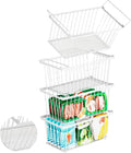Freezer Organizer Bins ，Upgraded Bottom Leak-Proof net，4 Pack，Encryption and Hardening ，Deep Freezer Organizer Bins for 5 to 7 Cu.FT Small Chest Freezer， Easy Get Bottom Foods（white）-Ruum Studio Home