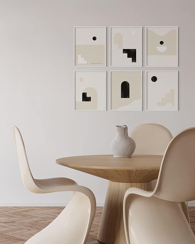 HAUS AND HUES Standalone White Oak Frames Set of 9-12x16-Ruum Studio Home