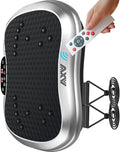 AXV Vibration Plate Exercise Machine Whole Body Workout Portable Mini Vibrate Fitness Platform Lymphatic Drainage Machine for Weight Loss Shaping Toning Wellness Home Gyms Workout (Mini)-Ruum Studio Home