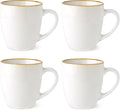 GBHOME Ceramic Coffee Mugs Set of 4, 12oz Stoneware Coffee Mugs Set For Dad Mom Women MEN, Light Weight Ceramic Coffee Cups for Latte/Tea/Beer/Hot Cocoa, Dishwasher & Microwave Safe-Ruum Studio Home
