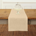 Solino Home Linen Beige Table Runner 60 Inches - 100% Pure Linen Small Table Runner 14 x 60 Inch Ideal for Dresser and Coffee Tables - Fall, Autumn, Thanksgiving - Fete-Ruum Studio Home