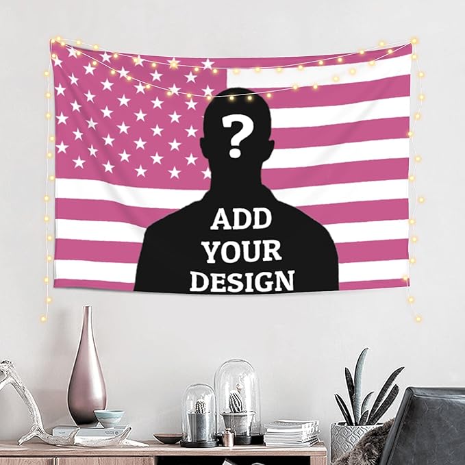 Custom Tapestry For Wall Bedroom Custom Backdrop Personalized Image Text Photo Customized Funny Tapestry Banners And Signs Mother's Day Vertical Tapestrys-Ruum Studio Home
