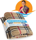 SunnyBay Extra Large Microwave Heating Pad, Microwavable Heavy Weighted Full Body Moist Hot Pack and Washable Fleece Cover, 10x24 Inches, 2.8 lbs (London)-Ruum Studio Home