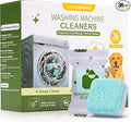 Washing Machine Cleaner Tablets – 36 Count, 18-Month Supply – Pet Hair & Odor Remover – Safe for Septic, Works with All Washers – Unscented – Washer Cleaner for Pet Owners-Ruum Studio Home