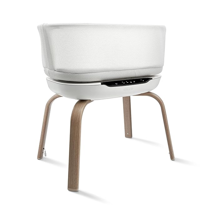 Graco SmartSense Soothing Baby Bassinet – Smart Newborn Bassinet Detects and Automatically Responds to Baby's Cries – for Newborn Babies to 6 Months-Ruum Studio Home
