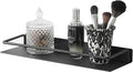 JOOM Metal Wall Floating Shelf - Metal Wall Shelf, Black Floating Shelf, Small Bathroom Shelf, (Black, 8Inch)-Ruum Studio Home
