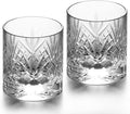 KAMMAK Crystal Whiskey Glasses Set of 2, Handcrafted 7.1oz Old Fashioned Glasses Stemless, Luxury Cocktail Glasses, Hand Blown Scotch Cup for Women, Men Gift for Rocks, Bourbon Barware, Bar-Ruum Studio Home