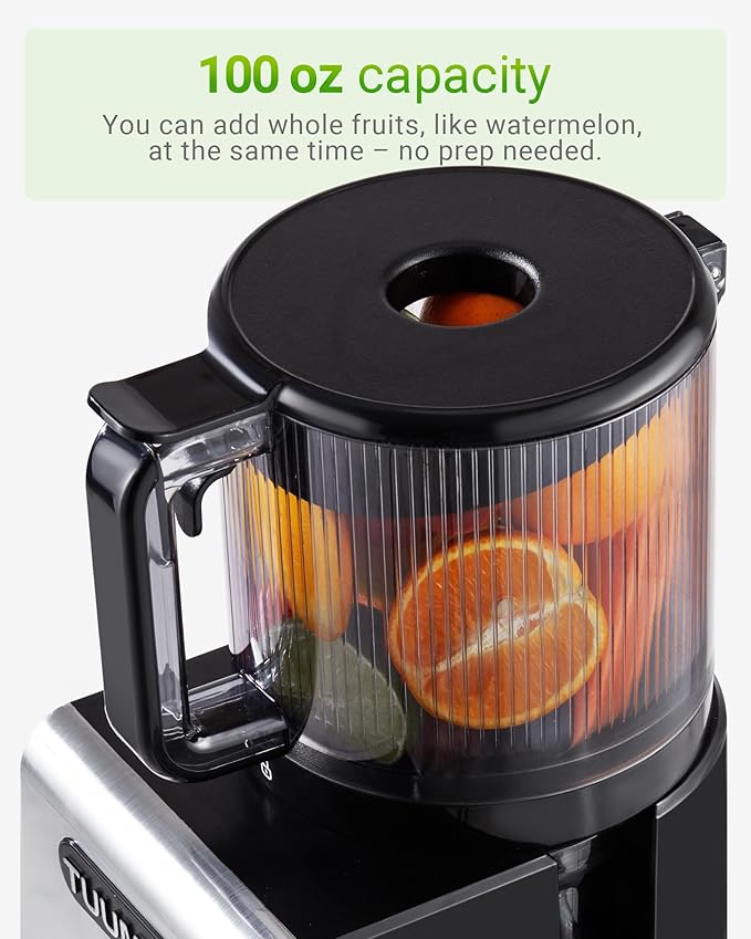 Cold Press Juicer Machines – 6.5'' Large Feed Chute for Whole Fruits & Vegetables, High Juice Yield, Easy To Clean-Ruum Studio Home