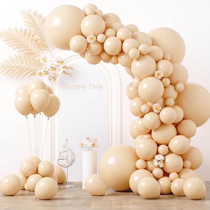 130pcs Blush Pink Balloons Different Sizes 18" 12" 10" 5" Boho Pink Latex Balloon Garland Arch Kit for Birthday Baby Shower Graduation Wedding Gender Reveal Party Decorations-Ruum Studio Home