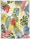 ICMOLYYENLO Boho Green Leaves Tapestry, Mid Century Abstract Tropical Palm Leaves Modern Minimalist Geometric Wall Hanging, Neutral Home Decor Art for Living Room Bedroom Dorm 60x80 Inch-Ruum Studio Home