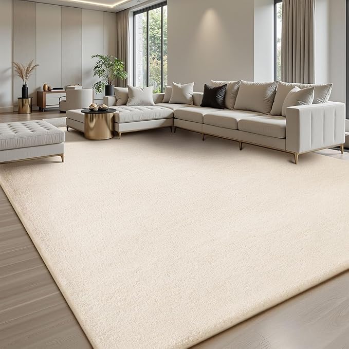 Sour Lemon 10x14 Area Rugs for Living Room, Soft Large Area Rug Fluffy Rugs for Bedroom，Machine Washable Area Rug Non Slip Carpet Rug for Living Room Playroom Kids Room Home Decor-Ruum Studio Home