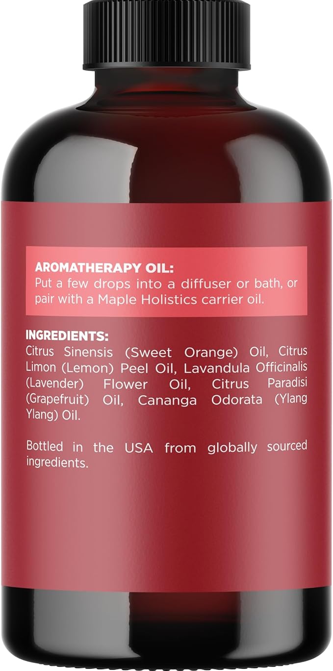 Uplift Aromatherapy Essential Oil Blend - Happy Essential Oil Blend of Calming Essential Oils for Diffusers for Home and Travel with Citrus Essential Oils and Pure Aromatherapy Oils for Diffusers 2oz-Ruum Studio Home