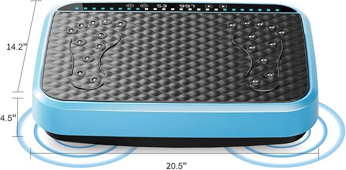 Vibration Plate Fitness Platform Whole Body Exercise Machine with 120 Speed Levels, Lymphatic Drainage, Fat Burning, and Weight Loss, Perfect for Women, Men, and Home Gym Exercise-Ruum Studio Home