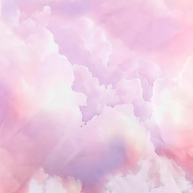 HVEST Pink Cloud Tapestry Colorful Abstract Clouds Natural Landscape Tapestries Wall Hanging for Bedroom Living Room Teen Dorm Indie Decor Poster Blanket,48x36 Inches-Ruum Studio Home