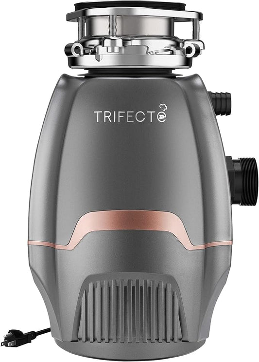 Trifecte Pro 3/4 HP Garbage Disposals with Sound Reduction,Food Waste Coutinuous Feed Garbage Disposal with Power Cord, Dishwasher Hook Up-Ruum Studio Home