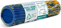 Oceanfoam Tidal Roller - Royal, Gold & Natural Marbled - Muscle Massage Foam Roller for Back Pain & Stretching - Firm & Ergonomic Wide Wave Textured - Yoga, Athletics, & Wellness - Full Size, 20" x 5"-Ruum Studio Home