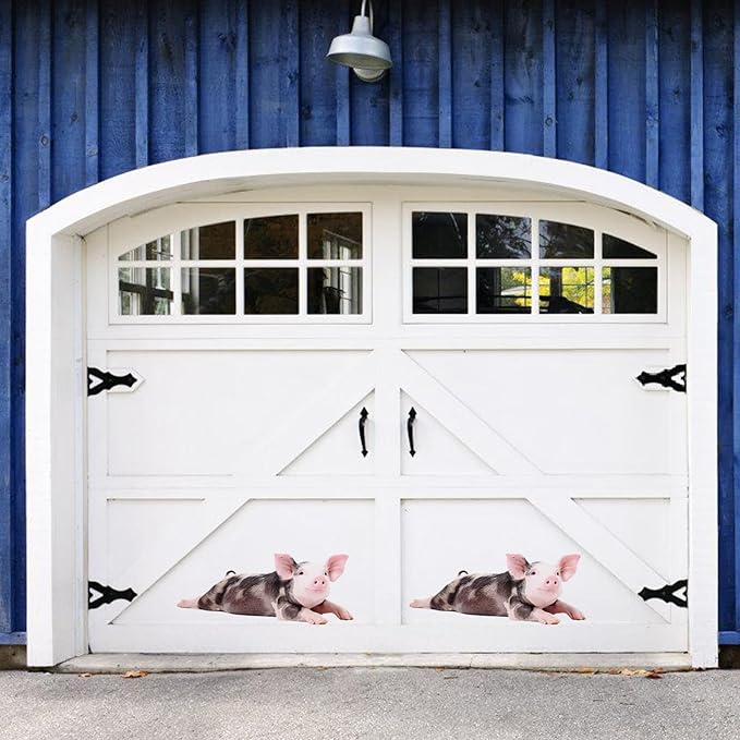 Funny Piggy Wall Window Stickers True Pig Wall Decals Peel and Stick Cute Pig Wall Stickers Removable Funny Animals Decals Gifts for Farmhouse Nursery Kitchen Kids Bedroom Playroom Décor-Ruum Studio Home