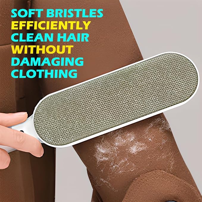 Self-Cleaning Pet Hair Remover for Laundry, Dog Hair Remover, Cat Hair Remover, Pet Lint Roller Brush, Reusable Cleaner Brush, Lint Brush for Clothes, Pet Lint Brush B (Gray)-Ruum Studio Home