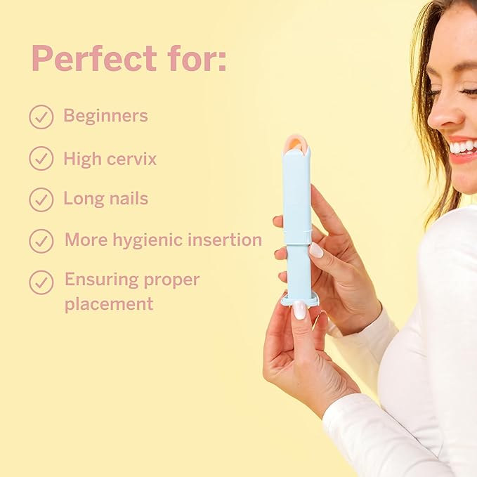 2 Menstrual Discs and Applicator Bundle - No Metals or Toxins - 100% Medical-Grade Silicone-Most Soft Reusable Period Disc - Inserts and Removes Like a Tampon - Capacity of 5 and 7 Tampons-Ruum Studio Home