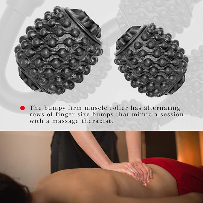 Cellulite Massage Tool Deep Fascia Massager & Dimpled Skin Remover for Legs - Anti-Cellulite Roller Tech with Lymphatic Drainage, Smooth Skin & Pain Relief for Thighs & Buttocks Sculpting-Ruum Studio Home