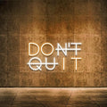Don't Quit LED Neon Sign for Wall Decor, DO IT Neon Lights Party Decorations, USB Powered Switch Neon Lights lighting adjustable for Office Room, Gym Room, Man Cave, Gamer Room-Ruum Studio Home