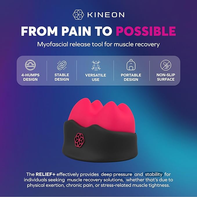 Relief+ Myofascial Release Tool - for Relieving Muscle Tension & Pressure Relief - Ergonomically Designed - Recovery Solutions - Improve Mobility - Customizable & Compact Design-Ruum Studio Home