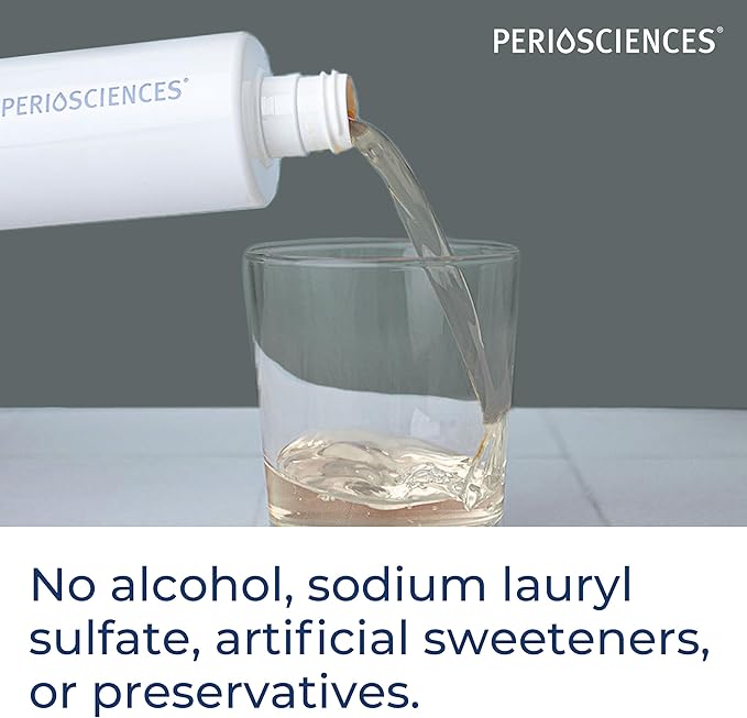 PerioSciences AO ProRinse Natural Mouthwash with Antioxidants and Amino Acids – Orthodontic Mouthwash – Fluoride-Free, 10 Fl Oz / 300ml-Ruum Studio Home