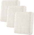 H.VERSAILTEX Super Stretch Individual Seat Cushion Covers Sofa Covers Couch Slipcover Sets Thick Jacquard Textured Twill Fabric (3 Piece Sofa Cushion Covers, Porcelain)-Ruum Studio Home