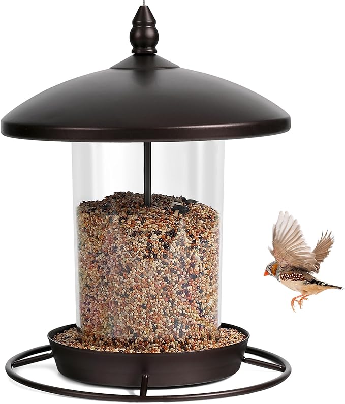 Metal Roof Bird Feeder - Chew Proof for Outdoor-Ruum Studio Home